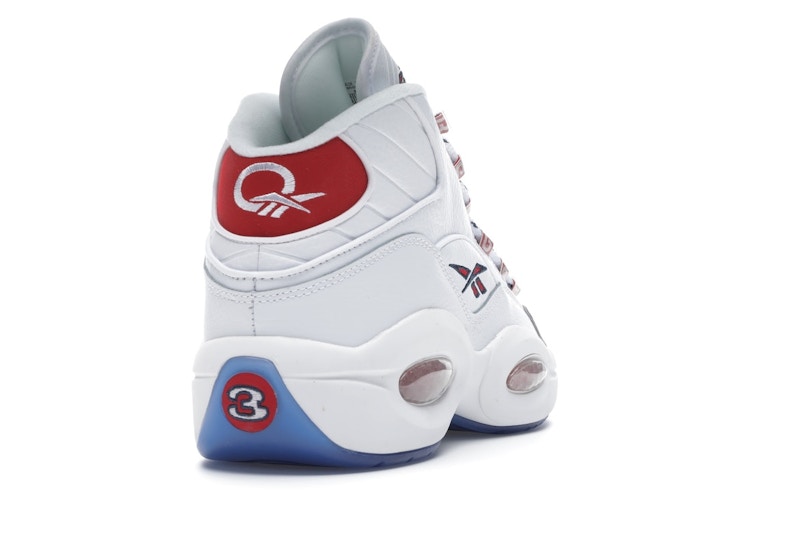 Reebok Question Mid Red Toe 25th Anniversary
