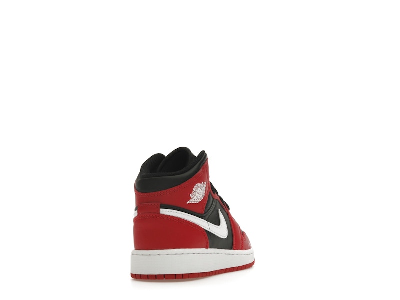 Jordan 1 Mid Gym Red Black White (GS)