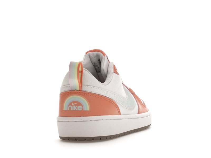 Nike Court Borough Low 2 SE White Light Madder Root (GS)