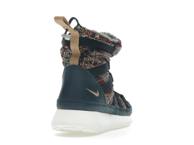 Nike Roshe Run Hi Sneakerboot QS Liberty of London Armory Navy (Women's)