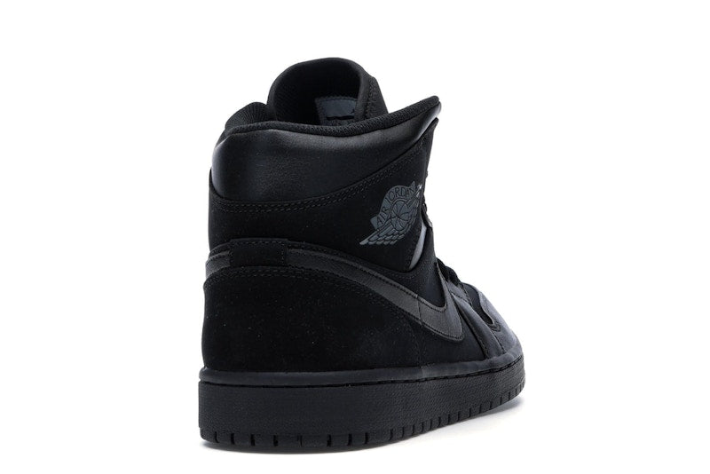 Jordan 1 Mid Triple Black (2018)