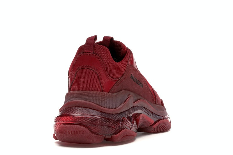 Balenciaga Triple S Burgundy Red