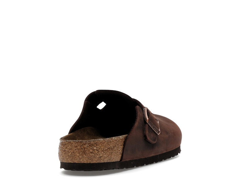 Birkenstock Boston Soft Footbed Oiled Leather Habana Brown
