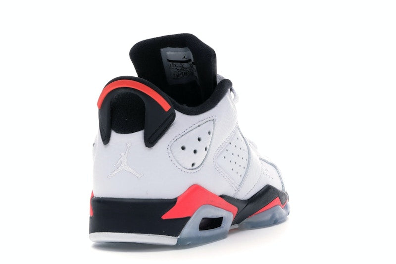 Jordan 6 Retro Low White Infrared 23 Black (GS)