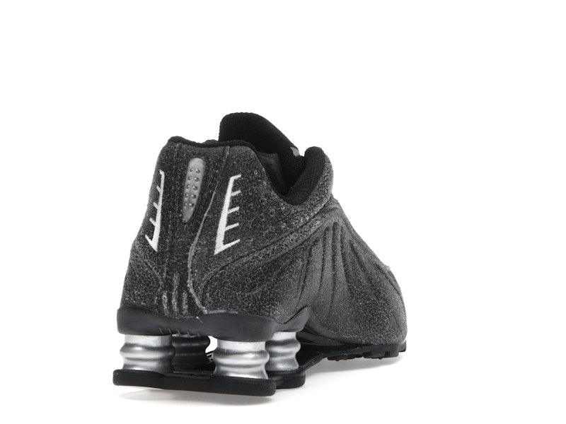 Nike Shox R4 Black Distressed Leather