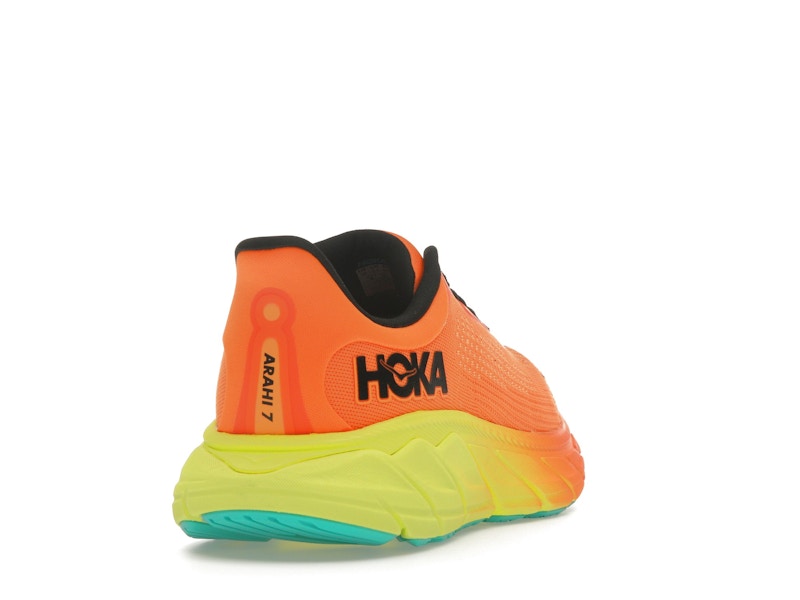 Hoka One One Arahi 7 Electric Tangerine Black (Women's)