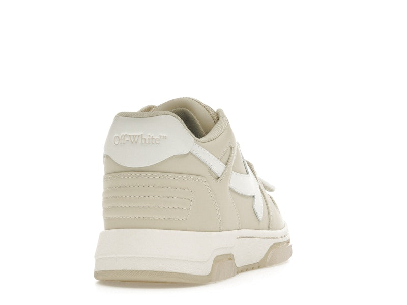 OFF-WHITE Out Of Office OOO Low Tops Angora White