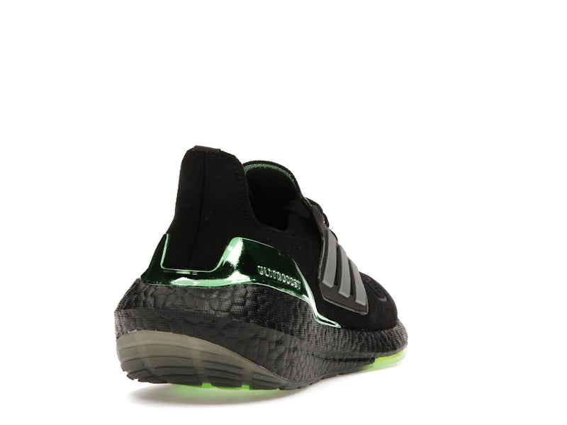 adidas Ultra Boost 22 Black Iron Metallic Beam Green