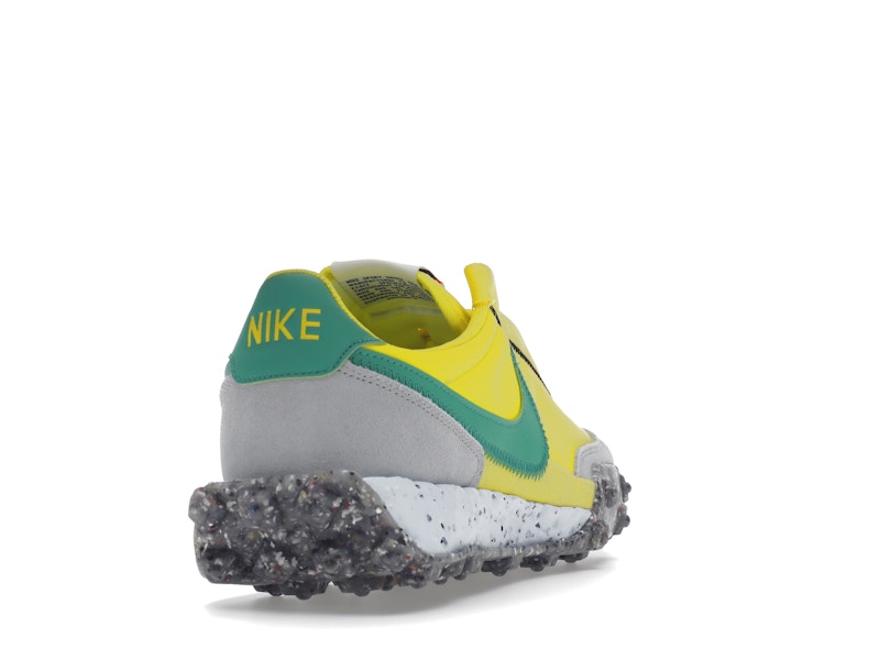 Nike Waffle Racer Crater Yellow Strike Roma Green (Women's)