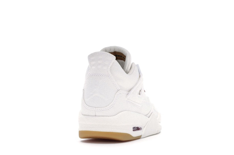 Jordan 4 Retro Levi's White (GS) (Levi's Tag)