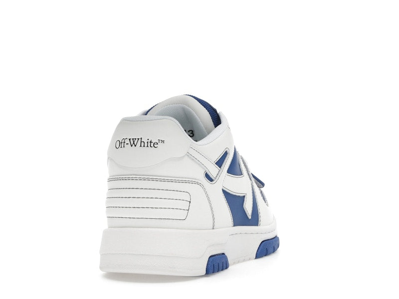 OFF-WHITE Out Of Office OOO Low Tops White Dark Blue