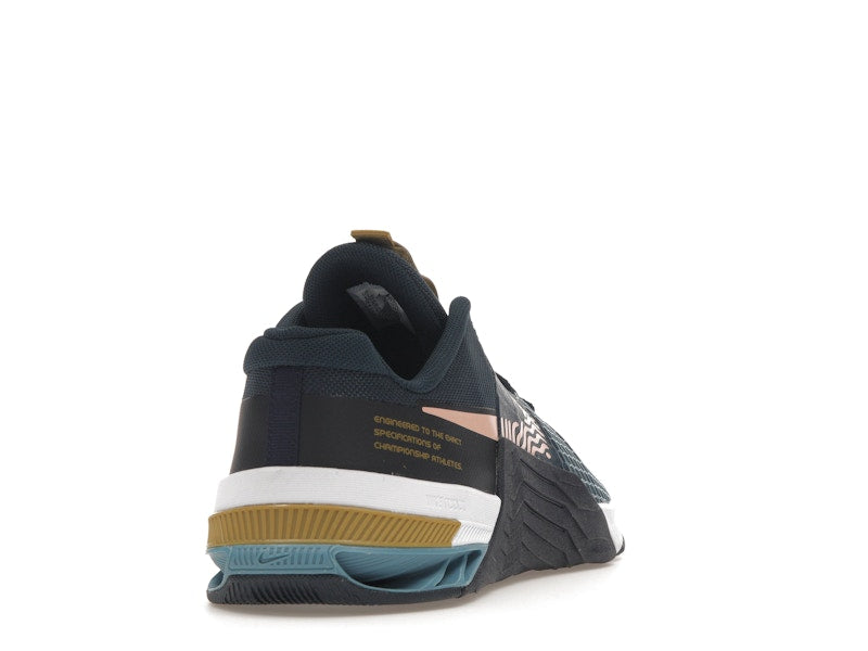 Nike Metcon 8 Armory Navy Obsidian Cerulean Arctic Orange