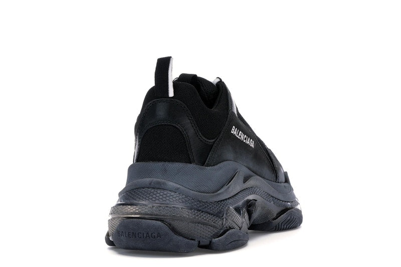 Balenciaga Triple S Clear Sole Black