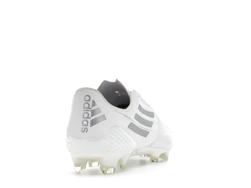 adidas Adizero F50 4 Leather FG White Silver Metallic