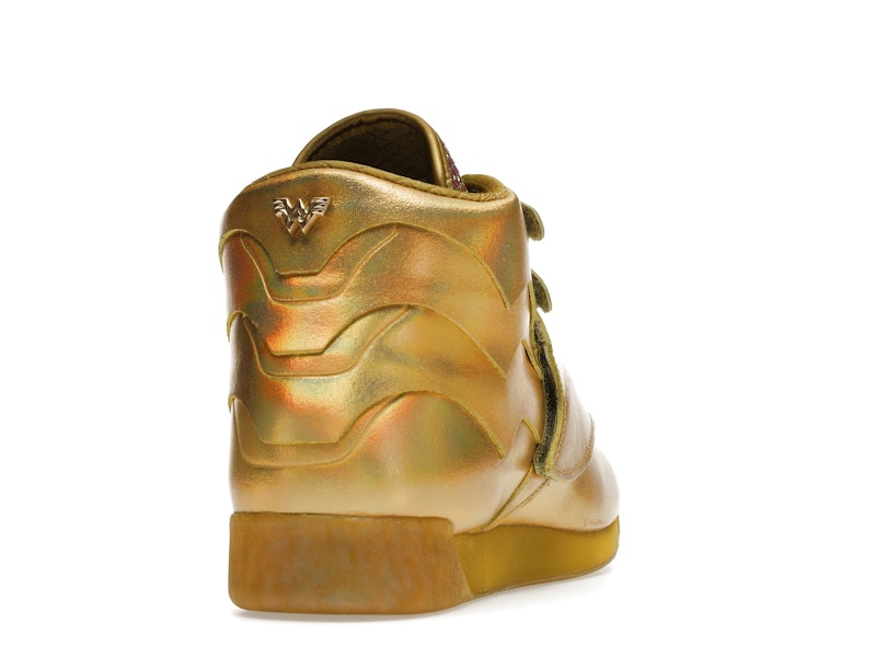 Reebok Freestyle Hi DC Wonder Woman Gold (Women's)