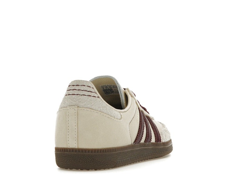 adidas Samba OG Wonder White Maroon (Women's)