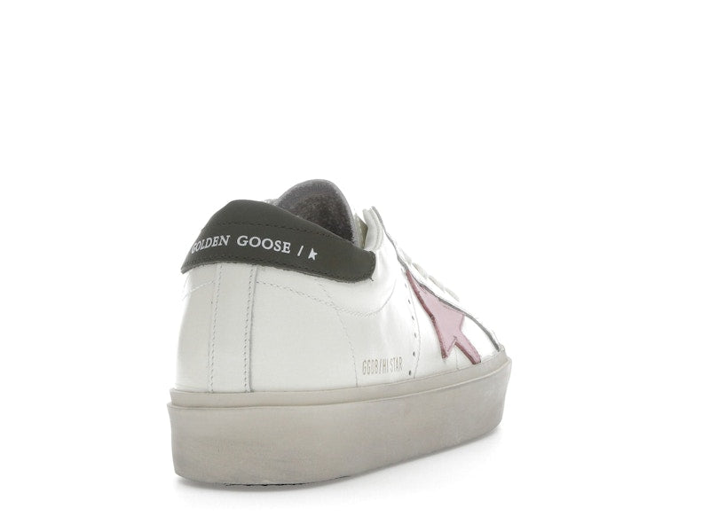 Golden Goose Hi Star White Pink Silver (Women's)
