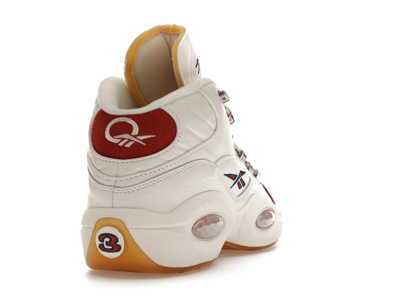 Reebok Question Mid Vintage Red Toe