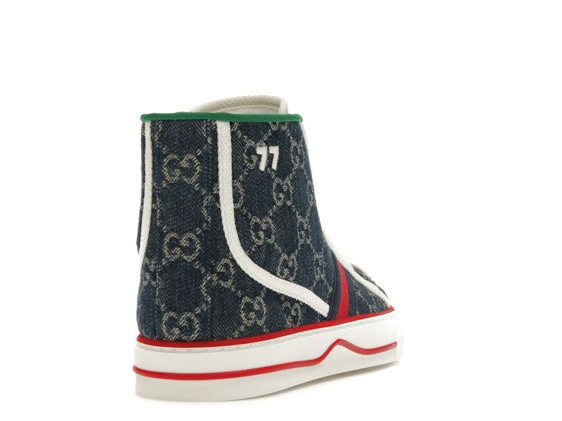 Gucci Tennis 1977 High Top Denim GG Print (Women's)
