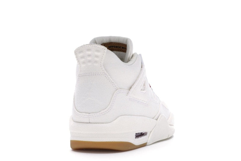 Jordan 4 Retro Levi's White (GS) (Blank Tag)