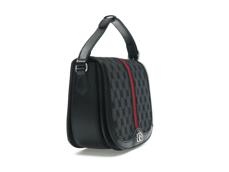 Gucci x Balenciaga The Hacker Project Medium Shoulder Bag Black