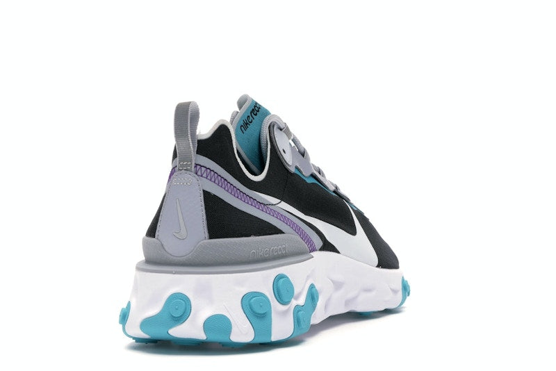 Nike React Element 55 Black Pure Platinum Teal Nebula