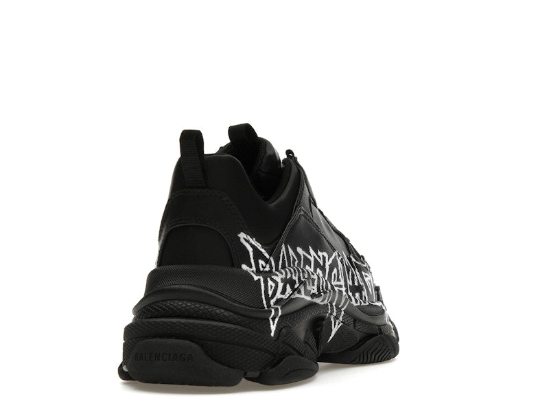Balenciaga Triple S DIY Metal Artwork Black