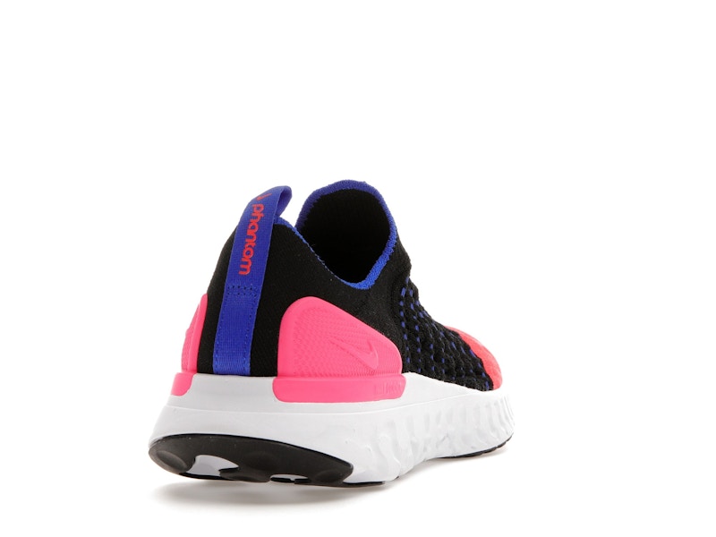 Nike React Phantom Run Flyknit 2 Black Hyper Pink (Women's)