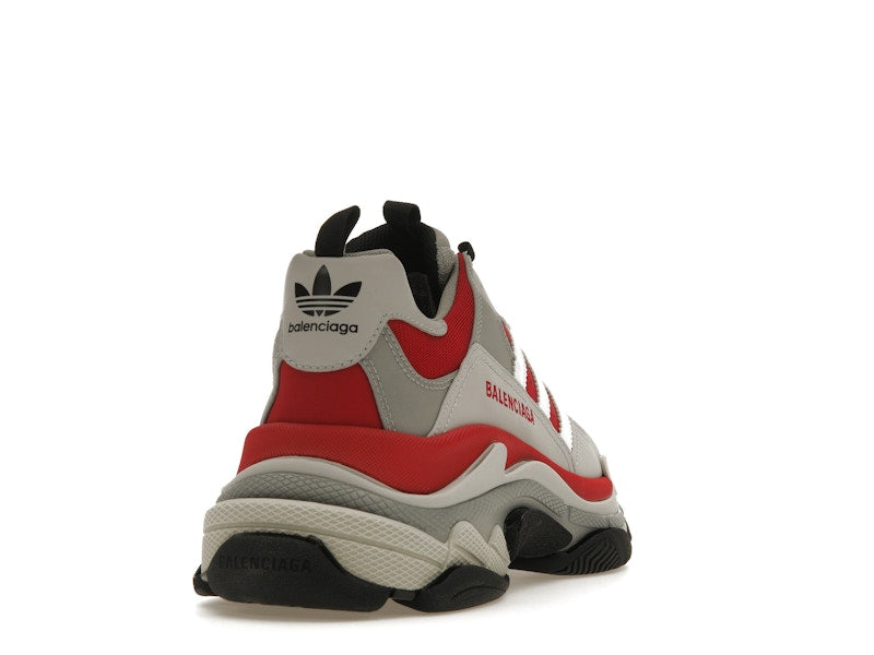 Balenciaga x adidas Triple S Red Grey Black