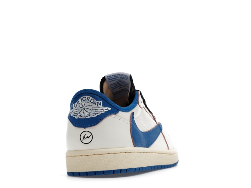 Jordan 1 Retro Low OG SP Fragment x Travis Scott Sail Military Blue