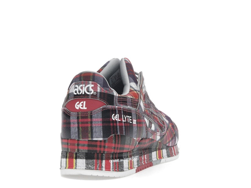 ASICS Gel-Lyte III '07 Remastered Comme des Garçons SHIRT Red Plaid