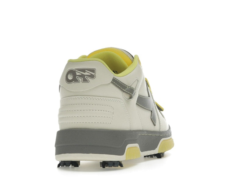 OFF-WHITE Out Of Office OOO Low Tops Golf Paris Hilinski Gray Yellow