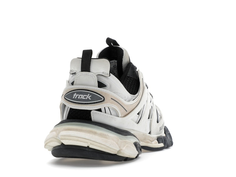 Balenciaga Track Worn Out In White Black