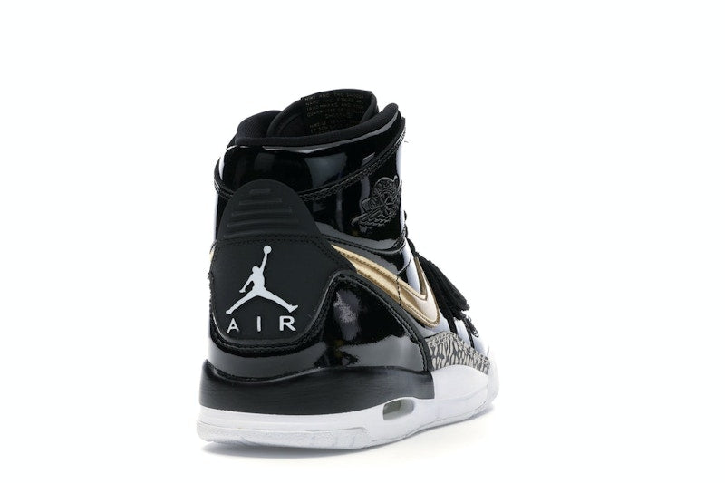 Jordan Legacy 312 Black Gold Patent (GS)