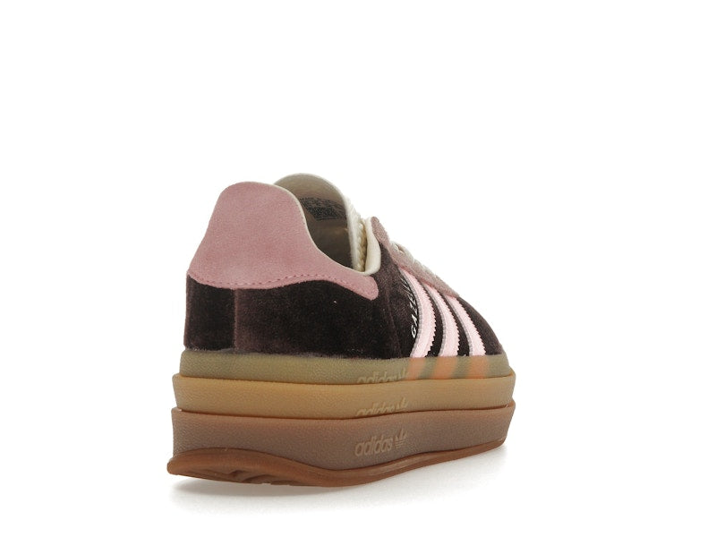 adidas Gazelle Bold Shadow Brown Warm Clay Glow Pink (Women's)