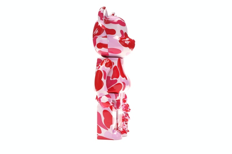 Bearbrick A Bathing Ape ABC Camo 100% & 400% Set Pink