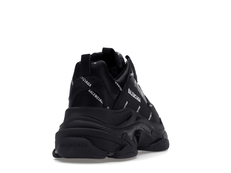 Balenciaga Triple S Black Logo (Women's)