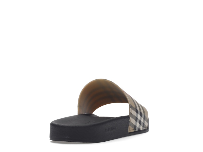 Burberry Vintage Check Slides Archive Beige
