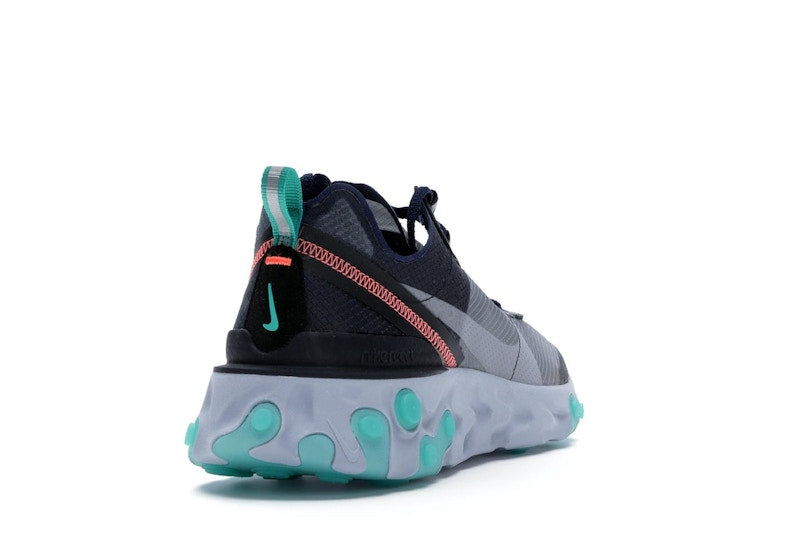 Nike React Element 87 Black Neptune Green