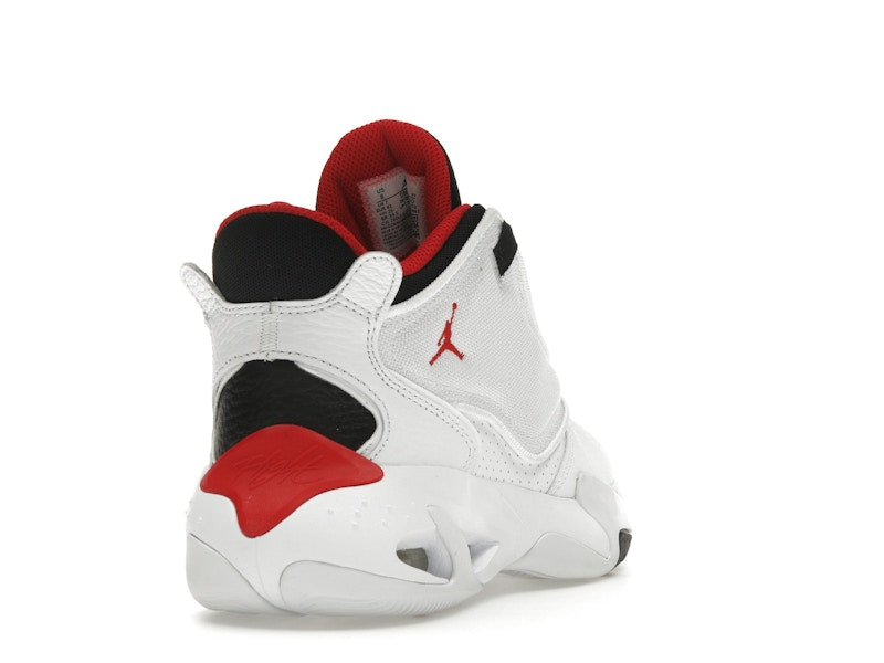 Jordan Max Aura 4 White Black University Red