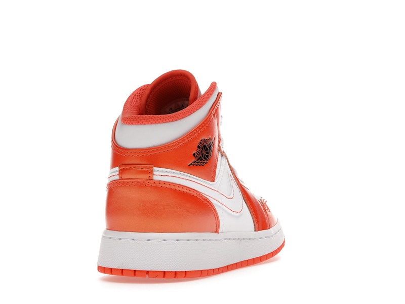 Jordan 1 Mid Metallic Orange (GS)