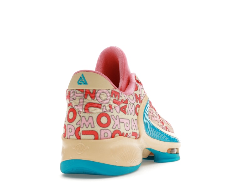 Nike Zoom Freak 4 Letter Bros Vanilla Lightning