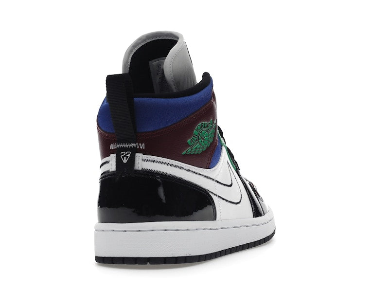 Jordan 1 Mid SE Black White Multi-Color (Women's)