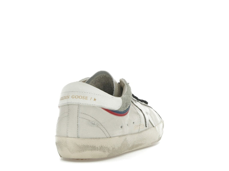 Golden Goose Super Star White Grey Red Blue