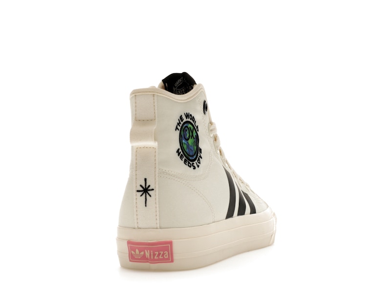 adidas Nizza Hi RF André Saraiva The World Needs Love Cream