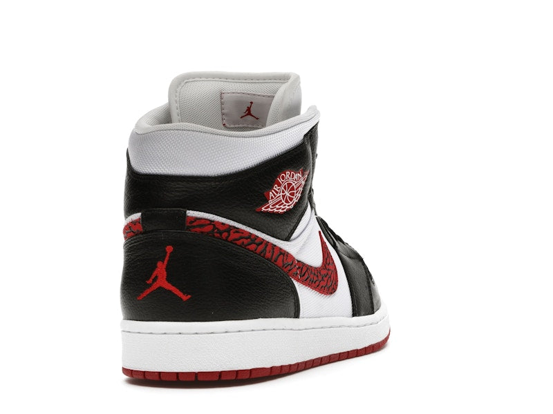 Jordan 1 Phat White Red Black (Elephant Print)
