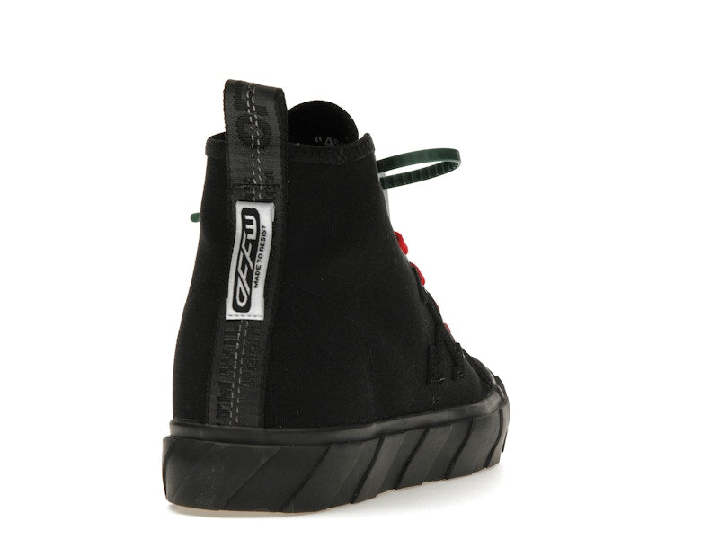 OFF-WHITE Vulcanized Hi Canvas Black Red
