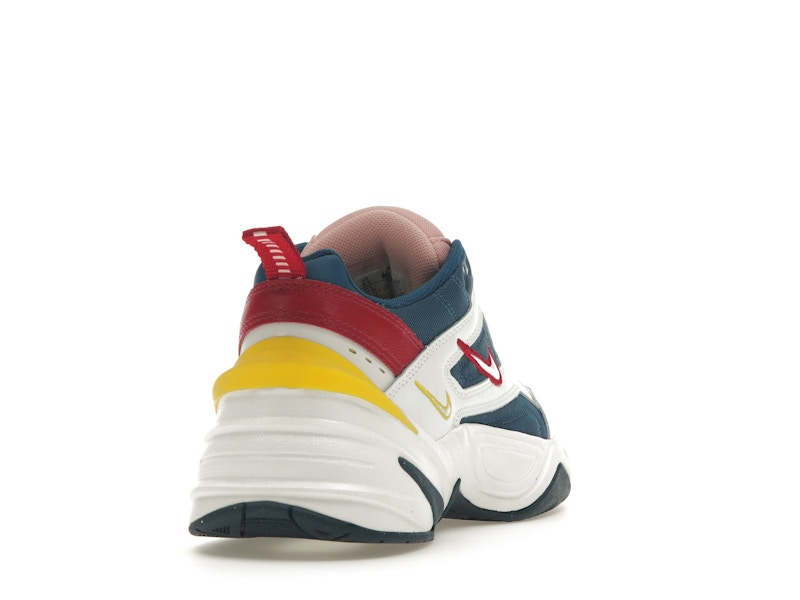 Nike M2K Tekno Blue Force Summit White Chrome Yellow (Women's)