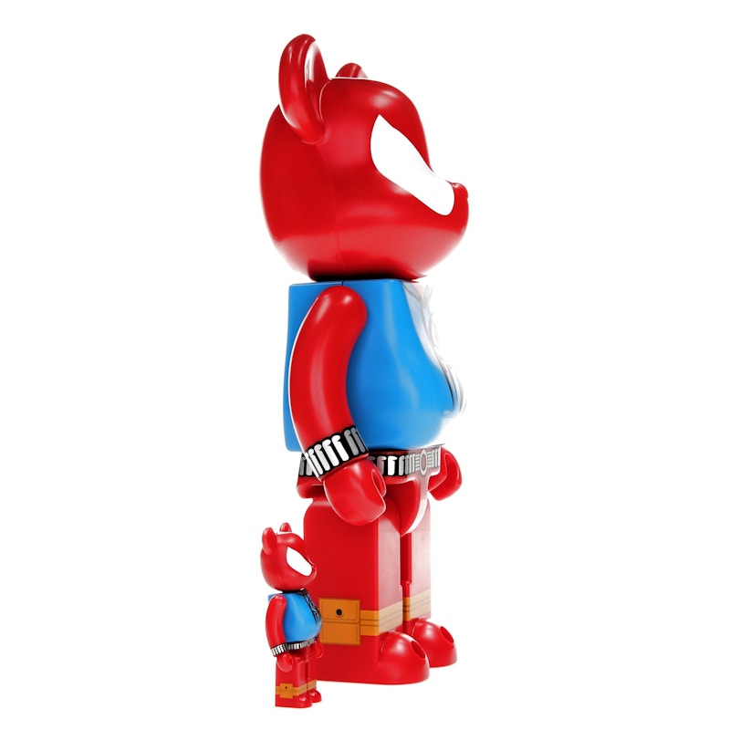 Bearbrick x Marvel Spider-Man Scarlet Spider 100% & 400% Set