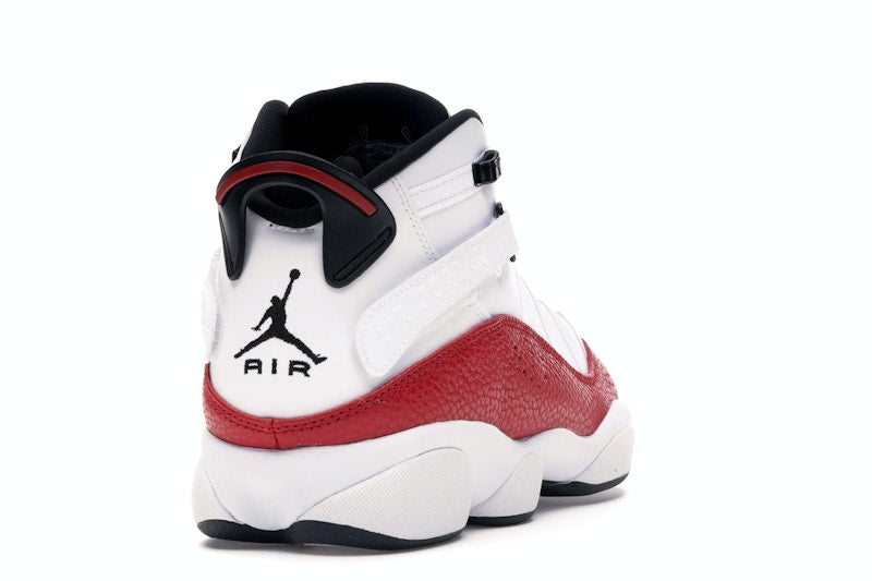 Jordan 6 Rings White University Red